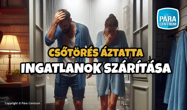 Csőtörés, beázás, vizes falak, nedves fal Csőtörés, beázás, vizes falak